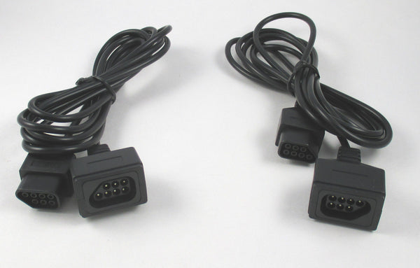 Original Nintendo NES Controller Extension Cable Cord 6 Feet LOT OF 2