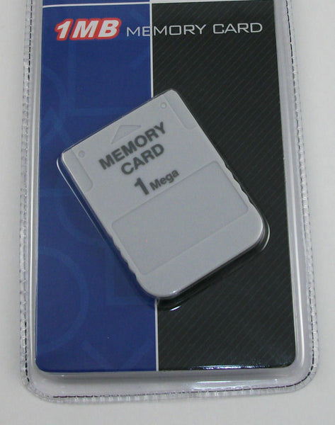 New 1 Mega Memory Card For Playstation 1 PSX - Saves PS1 data on PS2