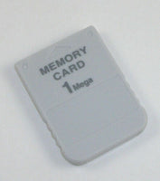 New 1 Mega Memory Card For Playstation 1 PSX - Saves PS1 data on PS2