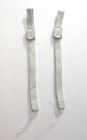NEW OFFICIAL Wii Wii U Wrist Strap Hand Strap Lanyard LOT of 2 Black or Gray