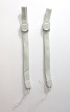 NEW OFFICIAL Wii Wii U Wrist Strap Hand Strap Lanyard LOT of 2 Black or Gray